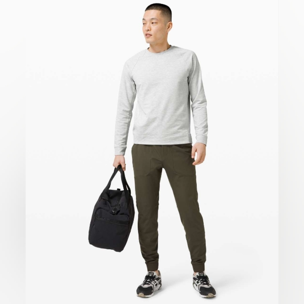 Lululemon City Sweat Crew Heathered Grey Sea Salt XL